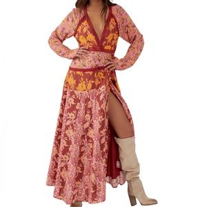 Free People Tilda Wrap Dress, size M Brand New